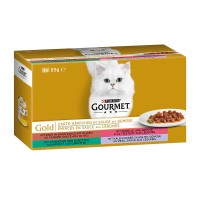 Gourmet Gold zarte Häppchen in Sauce 4er MP mit Gemüse Gourmet Gold zarte Häppchen in Sauce 4er MP mit Gemüse