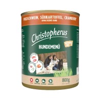 Allco Christopherus Hundemenü mit Wildschwein, Süßkartoffel & Cranberry Allco Christopherus Hundemenü mit Wildschwein, Süßkartoffel & Cranberry