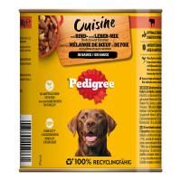 Pedigree Cuisine mit Rind, Leber, Nudeln & Karotten in Sauce Pedigree Cuisine mit Rind, Leber, Nudeln & Karotten in Sauce