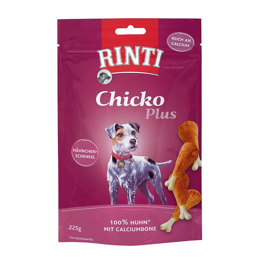 brud kontoførende Sindsro Rinti Chicko Plus Hähnchenschenkel mit Calcium | Snacks | Hundefutter | Hund  | Sortiment | Stroetmann Tiernahrung