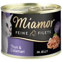 Miamor Feine Filets in Jelly Thunfisch & Calamari Miamor Feine Filets in Jelly Thunfisch & Calamari