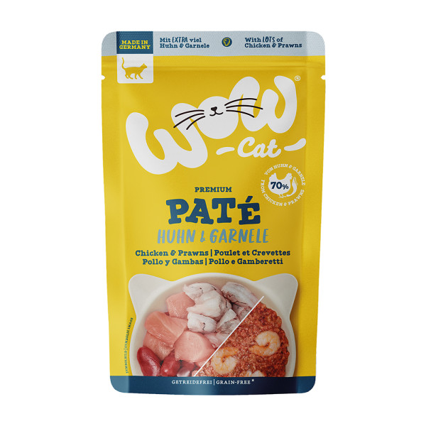 WOW CAT Adult Huhn & Garnele
