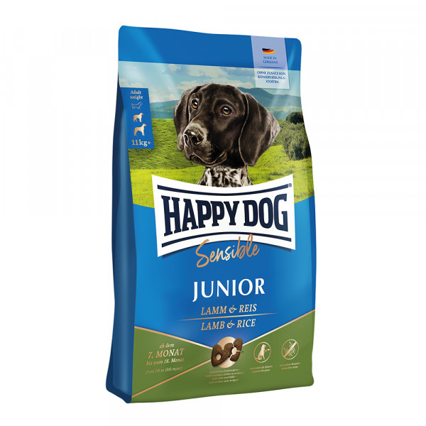 Happy Dog Supreme Sensible Junior mit Lamm & Reis