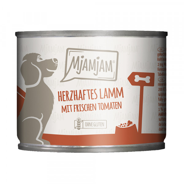 MjAMjAM herzhaftes Lamm an gekochtem Reis mit frischen Tomaten