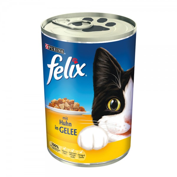 Felix Häppchen in Gelee mit Huhn