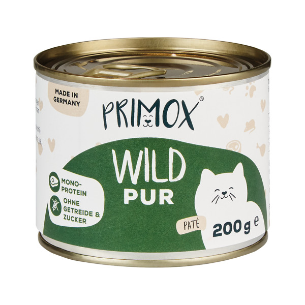 Primox Katzenfutter Wild pur 6x200g