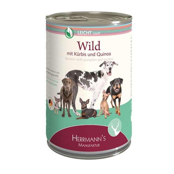 Herrmanns Leicht Wild mit Kürbis und Quinoa