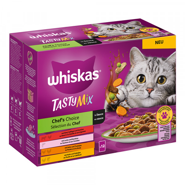 Whiskas Whiskas Multipack Tasty Mix Chef's Choice in Sauce