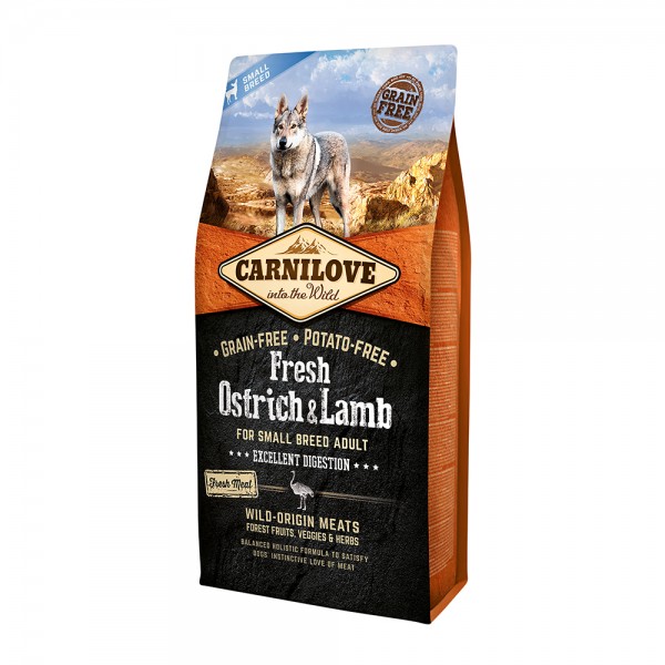 Carnilove Dog Adult Fresh Ostrich & Lamb