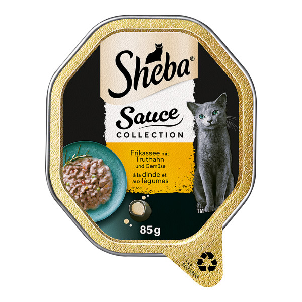 Sheba Sauce Collection Frikassée mit Truthahn und Gemüse