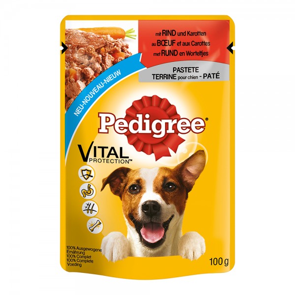 Pedigree Pastete Rind+Karotten