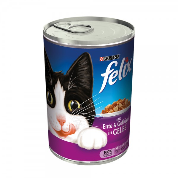 Felix Häppchen in Gelee mit Ente und Geflügel