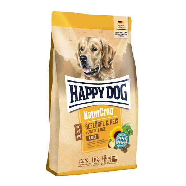 Happy Dog NaturCroq Geflügel pur & Reis