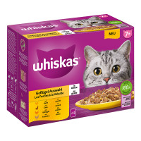 Whiskas Whiskas Multipack 7+ Geflügel Auswahl in Gelee Whiskas Whiskas Multipack 7+ Geflügel Auswahl in Gelee