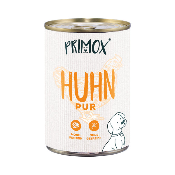 Primox Hunde Nassfutter Huhn PUR