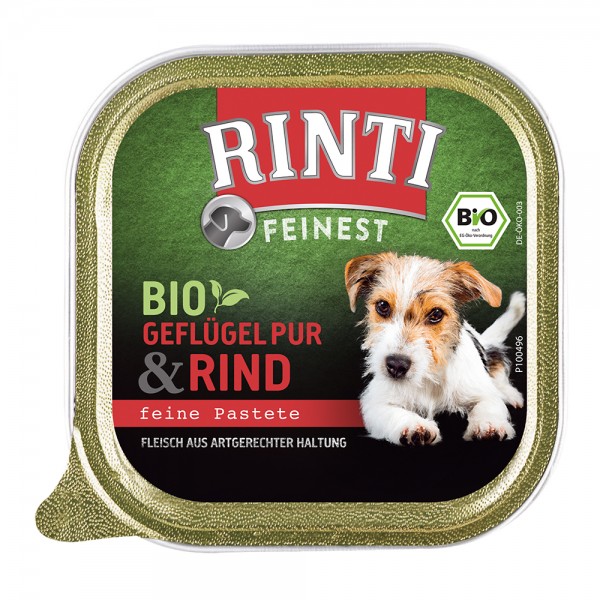Rinti Feinest Bio Geflügel Pur & Rind