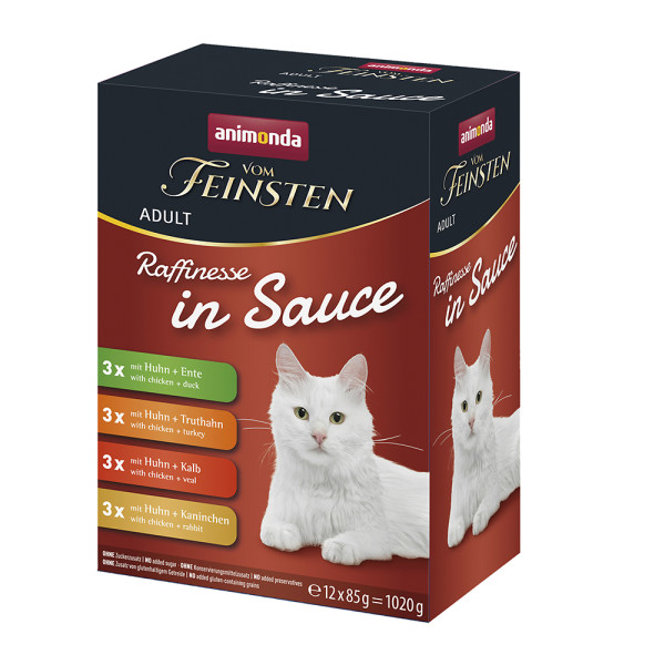 Animonda Vom Feinsten Katze Adult Raffinesse in Sauce Mixpack