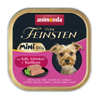 Animonda Vom Feinsten vom Feinsten Adult Mini Kalb, Schinken + Basilikum Animonda Vom Feinsten vom Feinsten Adult Mini Kalb, Schinken + Basilikum