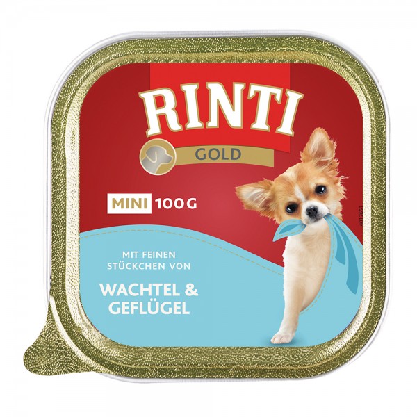Rinti Gold Mini Wachtel&Geflügel