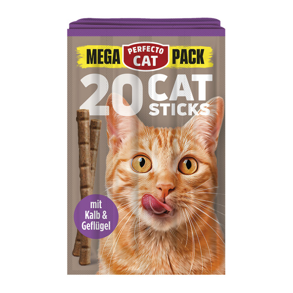Perfecto Cat Catsticks mit Kalb & Geflügel