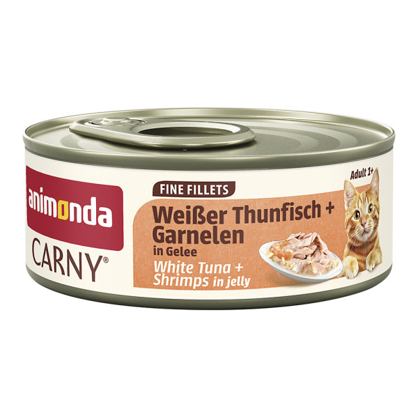 Animonda Carny Adult Thunfisch & Garnelen in Gelee
