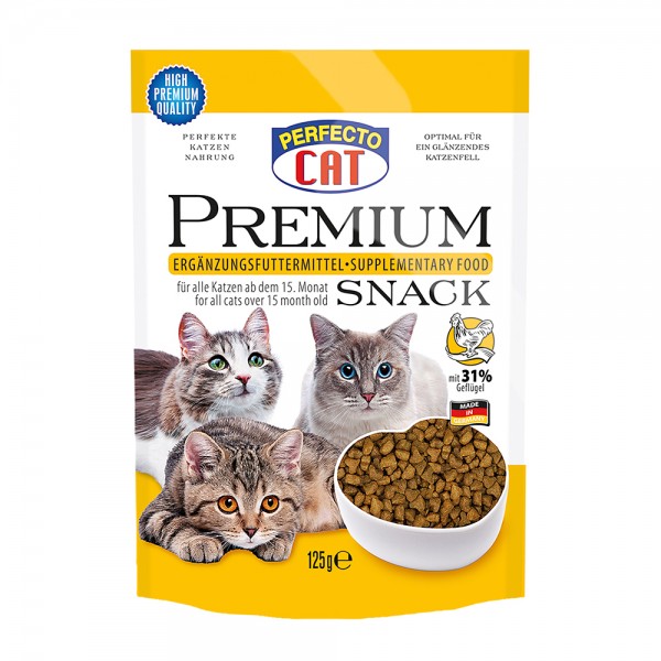 Perfecto Cat Premium Kroketten-Snack mit Geflügel