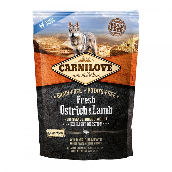 Carnilove Dog Adult Fresh-Ostrich & Lamb