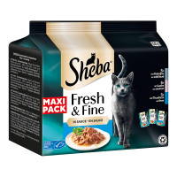 Sheba Fresh & Fine Kabeljau Lachs Thunfisch Maxipack Sheba Fresh & Fine Kabeljau Lachs Thunfisch Maxipack