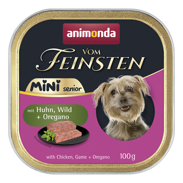 Animonda Vom Feinsten Mini Senior Huhn, Wild & Oregano