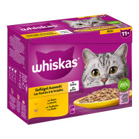Whiskas Whiskas Multipack 11+ Geflügel Auswahl in Gelee Whiskas Whiskas Multipack 11+ Geflügel Auswahl in Gelee