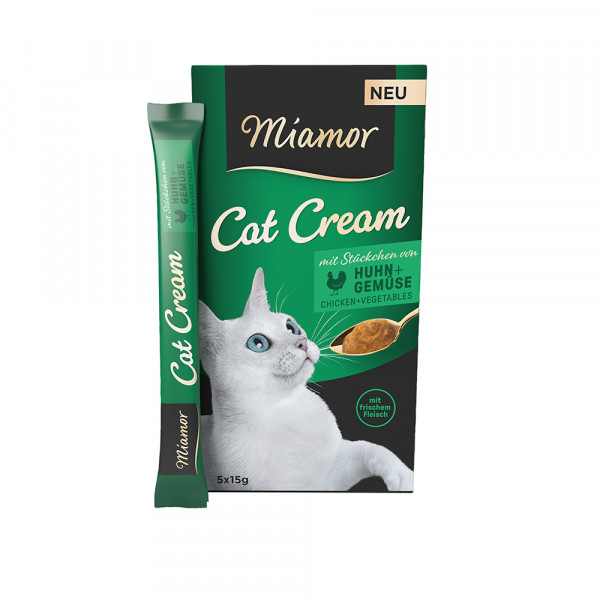 Miamor Cat Cream mit Huhn + Gemüse