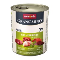 Animonda Gran Carno Original Adult Rind+Kaninchen mit Kräutern Animonda Gran Carno Original Adult Rind+Kaninchen mit Kräutern