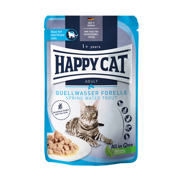 Happy Cat Pouch Culinary Quellwasser-Forelle