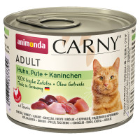 Animonda Carny Adult Huhn & Pute & Kaninchen Animonda Carny Adult Huhn & Pute & Kaninchen