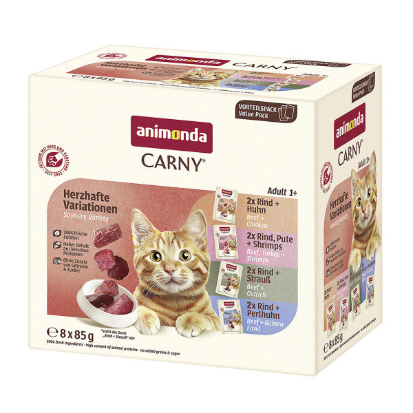 Animonda Carny Adult Herzhafte Variante Mixpack