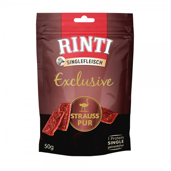 Rinti Singlefleisch Exclusive Snack Strauss pur