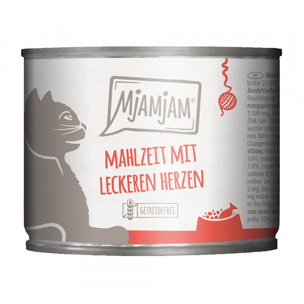 MjAMjAM Mahlzeit mit leckeren Herzen