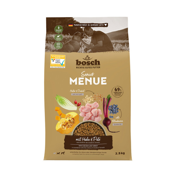 Bosch HPC MENUE Senior mit TW-Huhn + Pute