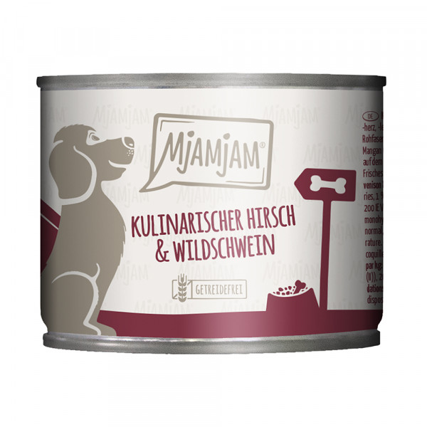 MjAMjAM kulinarischer Hirsch & Wildschwein an Preiselbeeren