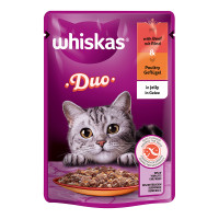 Whiskas Whiskas Duo mit Rind und Geflügel in Gelee Whiskas Whiskas Duo mit Rind und Geflügel in Gelee