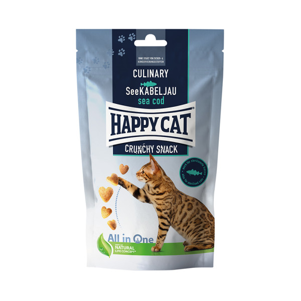 Happy Cat Crunchy Snack Kabeljau