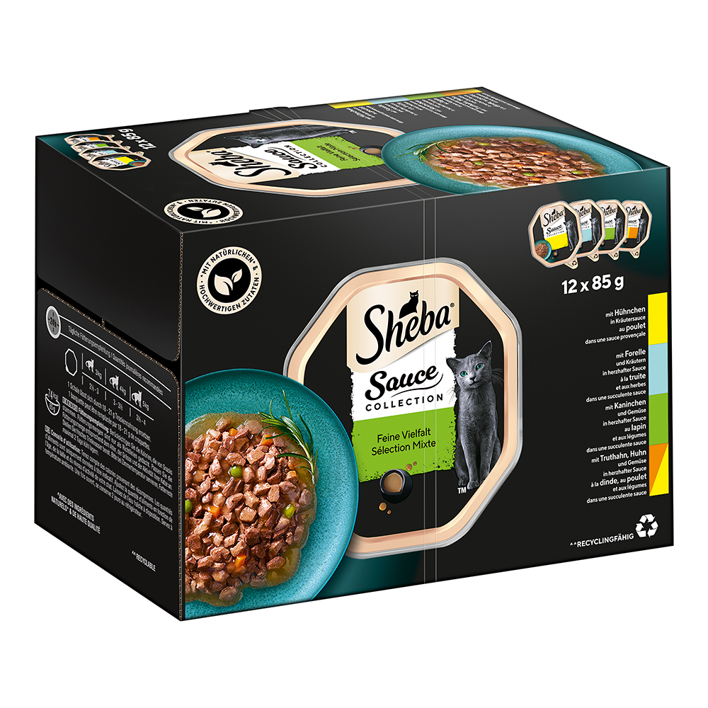 Sheba Multipack Collection Herzhafte Komposition | Nassfutter 