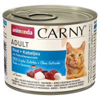 Animonda Carny Adult Rind + Kabeljau m. Petersilienwurzeln Animonda Carny Adult Rind + Kabeljau m. Petersilienwurzeln