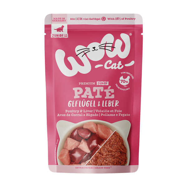 WOW CAT Junior Geflügel & Leber