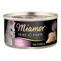 Miamor Feine Filets naturelle in Fleischsaft Huhn & Schinken Miamor Feine Filets naturelle in Fleischsaft Huhn & Schinken