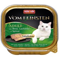 Animonda Vom Feinsten mit Rind, Lachsfilet + Spinat Animonda Vom Feinsten mit Rind, Lachsfilet + Spinat