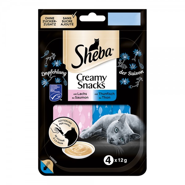 Sheba Creamy Snack Empfehlung der Saison