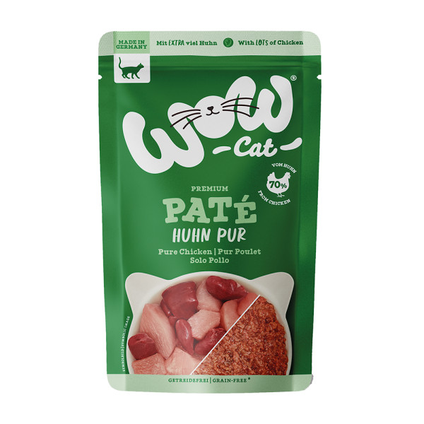 WOW CAT Adult Huhn Pur