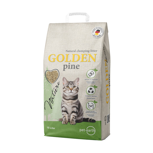 pet-earth Golden Pine Nature 18 L