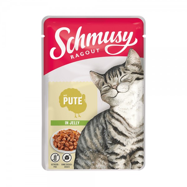 Schmusy Ragout mit Pute in Jelly